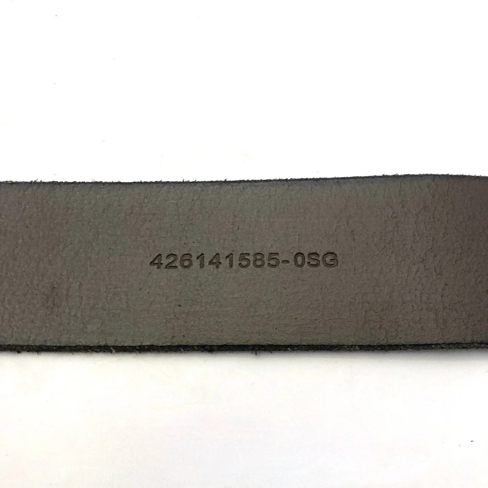 POLO RALPH LAUREN Brown Leather Belt Pony Buckle Mens 40/100 1.5